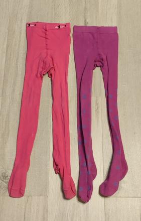 2x punčocháčky, h&m,122