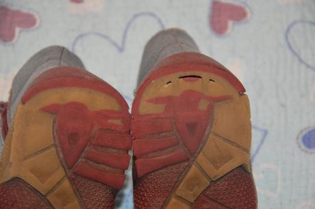 Šedé oteplené boty s kožíškem, suchý zip, 30