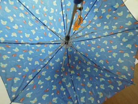 Děštník s medvídkem,