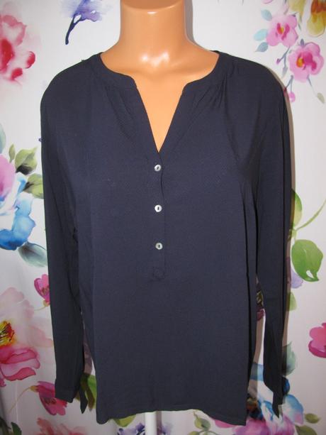 Tmavě modrá krásná halenka,blůzka s.oliver, s.oliver,38