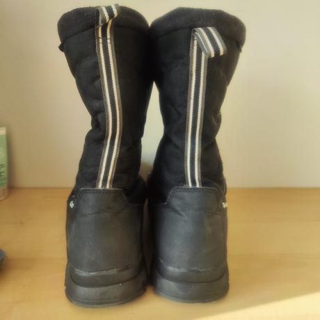 Pánské zimní černé boty sněhule quechua vel 42, quechua,45