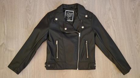 Koženková bunda-křivák c&a, c&a,140