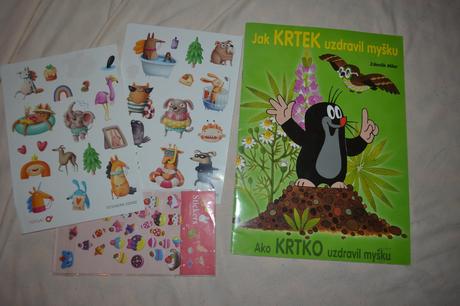 Velké omalovánky krteček a obtisky,