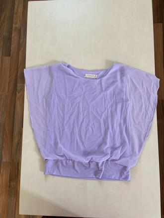 Fialkový dvojitý top, vel l, ale menší cca s/m i m, s
