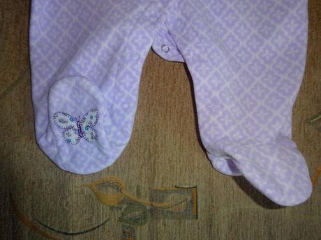 Fleesový overál s motýlkem, vel. 6m, 74