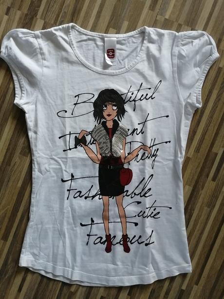 Dívčí tričko, c&a,146