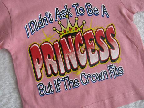 Bavlněné tričko pro malou princeznu, 68