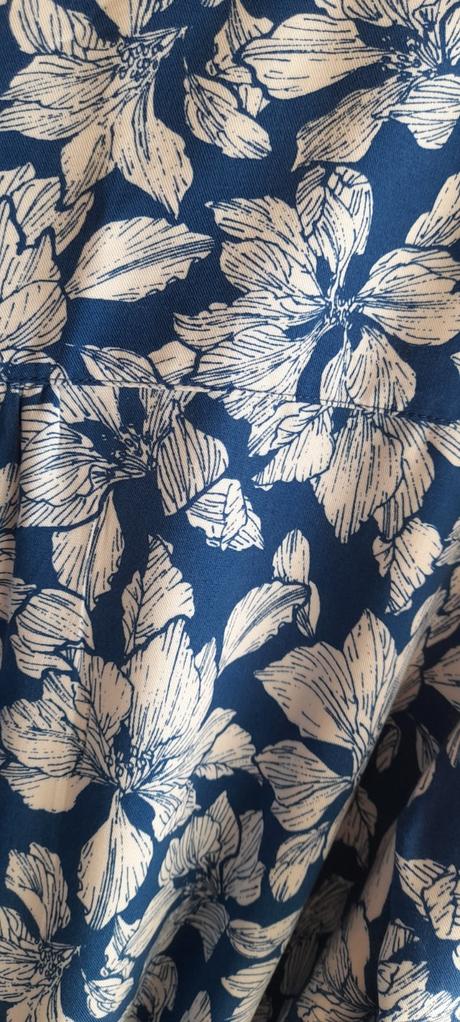 Esmara blůzové květované šaty z viskózy, esmara,40