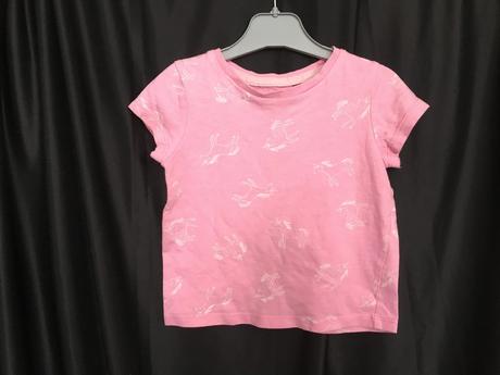 Vel. 80 růžové triko s jednorožci, 80