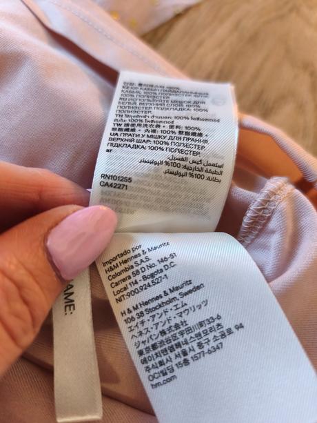 Sváteční šaty s puntíky + elegantní halenka, h&m,152