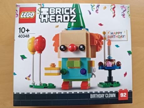 Lego brickheadz 40348 narozeninový klaun,