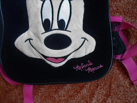 Růžový batoh batůžek minnie mouse, disney