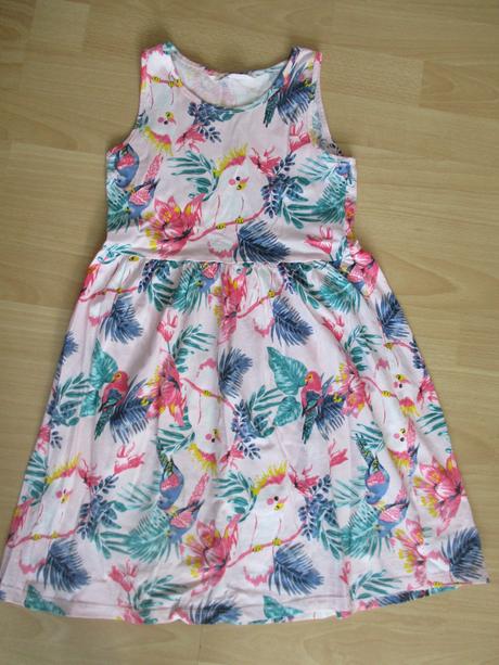 Letní barevné šaty 134/140, h&m,134