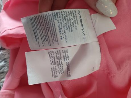 Růžová - lososová sukně tommy hilfiger, tommy hilfiger,164