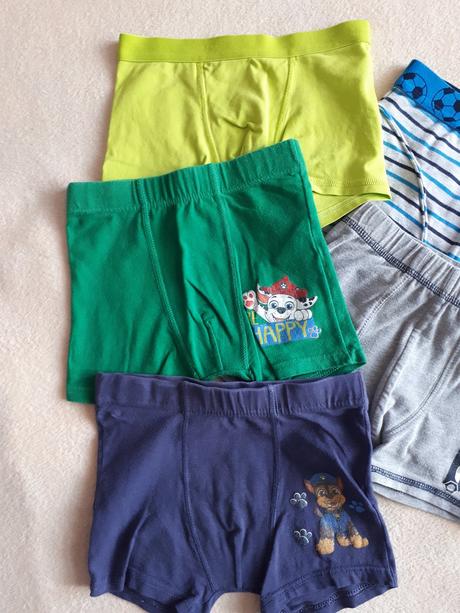 5x chlapecké boxerky, 110/116 (2xtlapková patrola), 110
