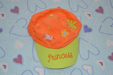 Bavlněná kšiltovka pro princeznu, 128