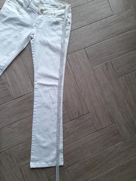 Bílé riflové kalhoty, 34