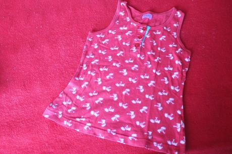 Dívčí tílko - tričko palmy, f&f,104