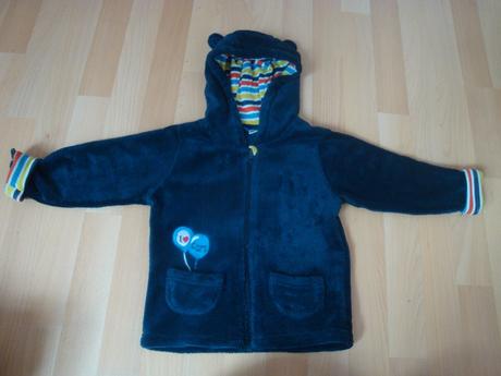 Mikina s kapuckou - modrá, vel. 86/92, lupilu,86