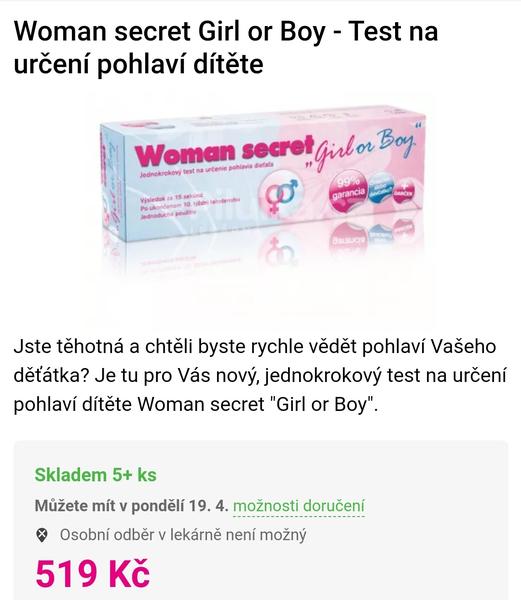 Test na určení pohlaví miminka. Zkoušela jste některá a vyšlo to?