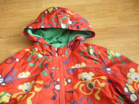 Opičková šustáková bunda vel.4-5, george,110