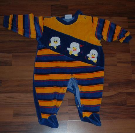 Fleesový overal s kuřátky, topolino,62