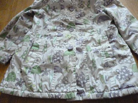 Přechodová bunda kabát indigo 5-6, 116