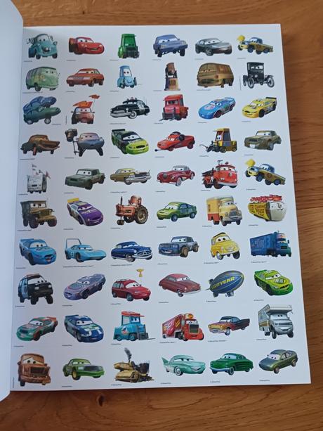 Velká cars kniha nálepky+omalovánky,