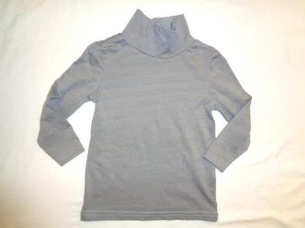 Šedý funkční melírovaný rolák, 104