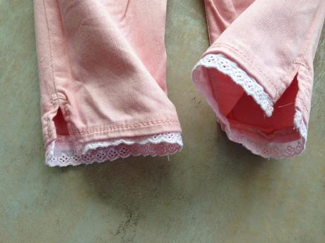 Růžové kalhoty holčička 1,5 - 2 roky, 92 cm, hm, h&m,92