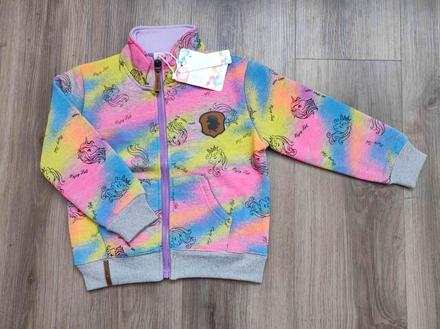 Dívčí teplá mikina s jednorožci, kugo,98