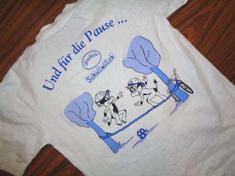 Super bílé tričko - aplikace vpředu i vzadu, 152