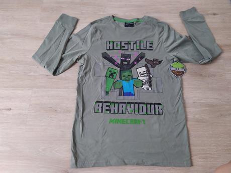 Tričko minecraft s cedulkou, 170