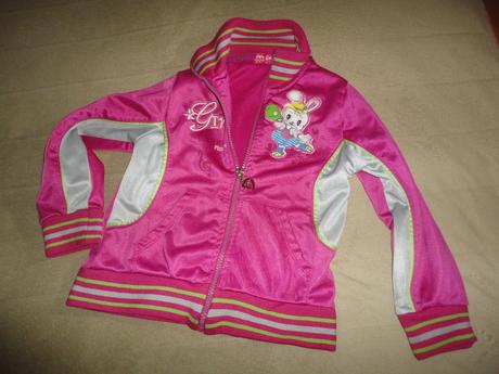 Polyesterová bundo/mikina, vel. 4-5 let, 104