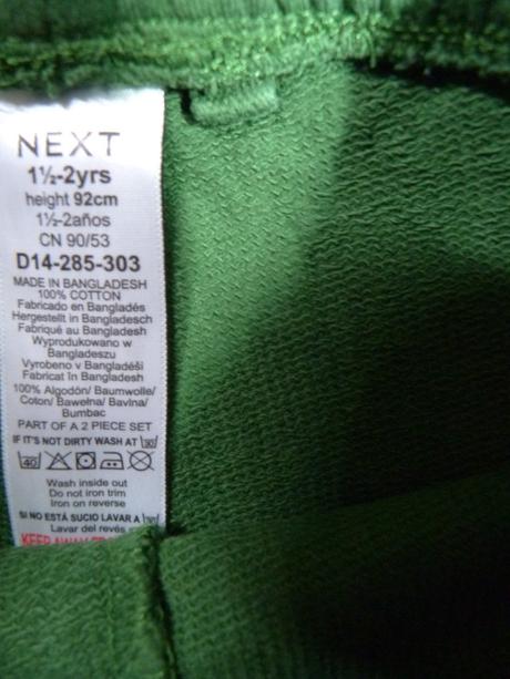 Next šortky vel. 92, next,92