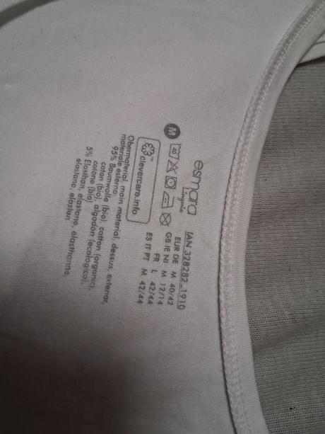 Triko bez rukávu, esmara,m