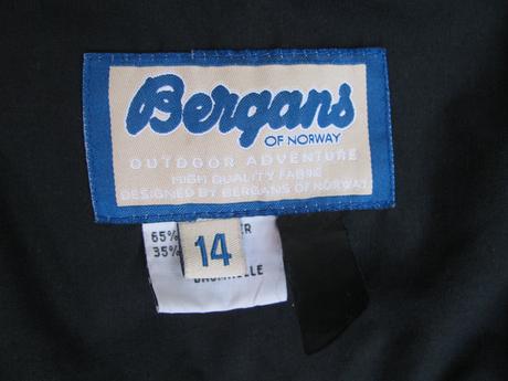 Přechodní sportovní černá bunda bergans of norwax, m