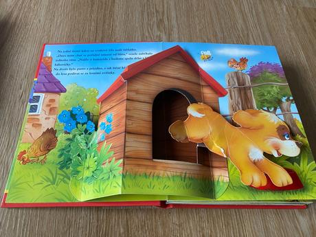 Dětské knihy s pejskem a 3d obrázky - 2 knihy, 