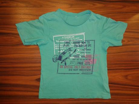 Zelené tričko s aplikací, palomino,128