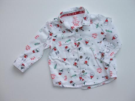 P4 vánoční chlapecká košile vel. 68, f&f,68