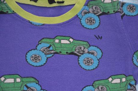 Fialové klučičí triko s auty, lindex,92