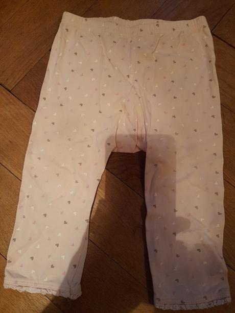 Srdíčkové růžové kalhoty tesco na holku, tesco,86