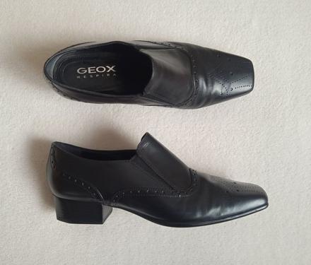 Dámské kožené polobotky geox 40, geox,40