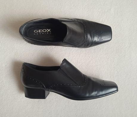 Dámské kožené polobotky geox 40, geox,40