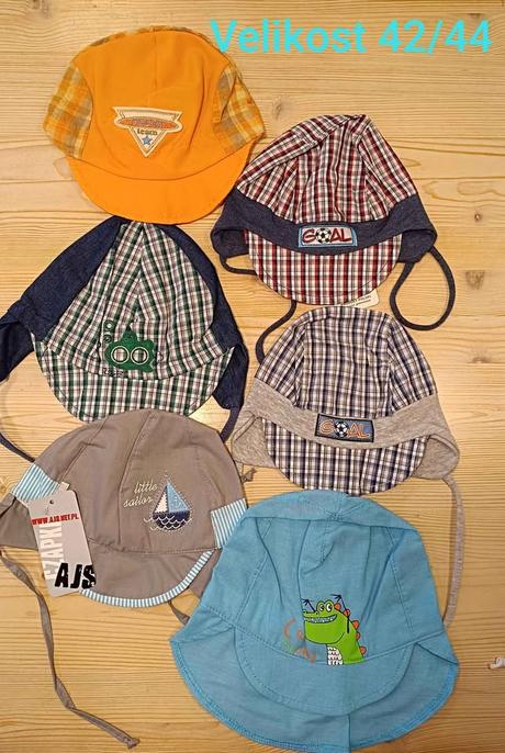 Letní čepice, klobouk dětský, 50 - 140