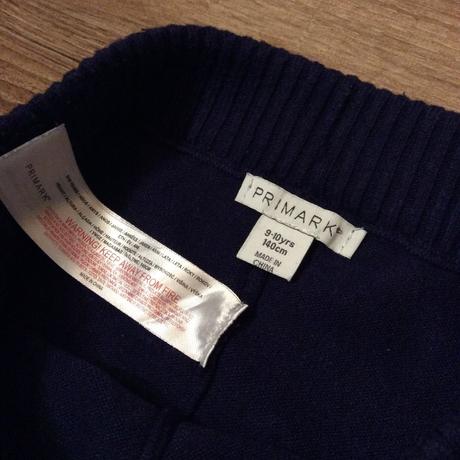 Zateplené legíny se třpytkatým lemem, primark,140