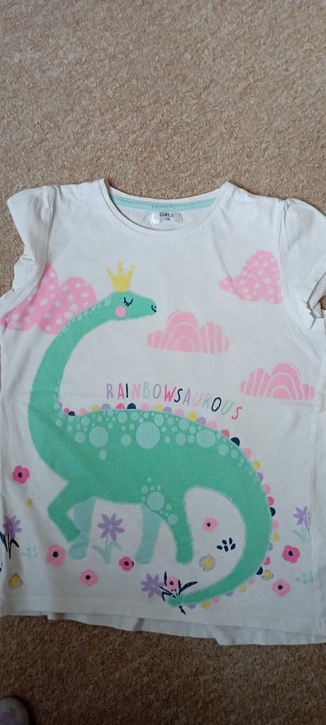 4x tričko zn."disney,girls, biocoton" vel."128", disney,128