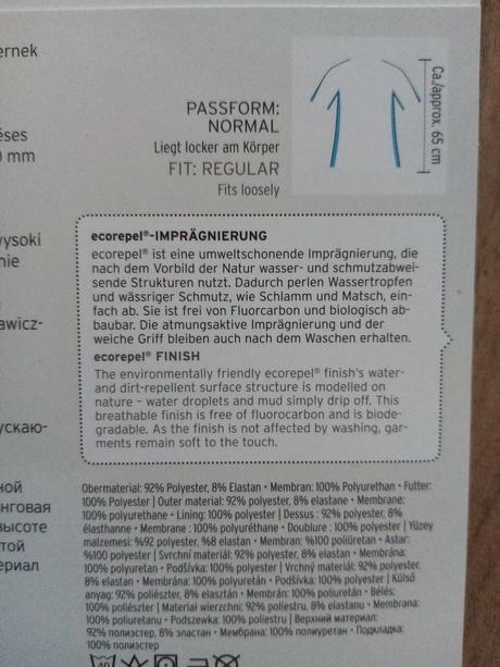 Bunda softshell, tchibo,42