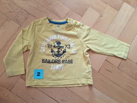 Triko dlouhý rukáv 86 lupilu mickey mouse, lupilu,86