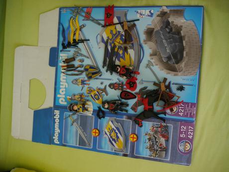 Playmobil 4217 pevnost rytíře s 2 meci, stity, 